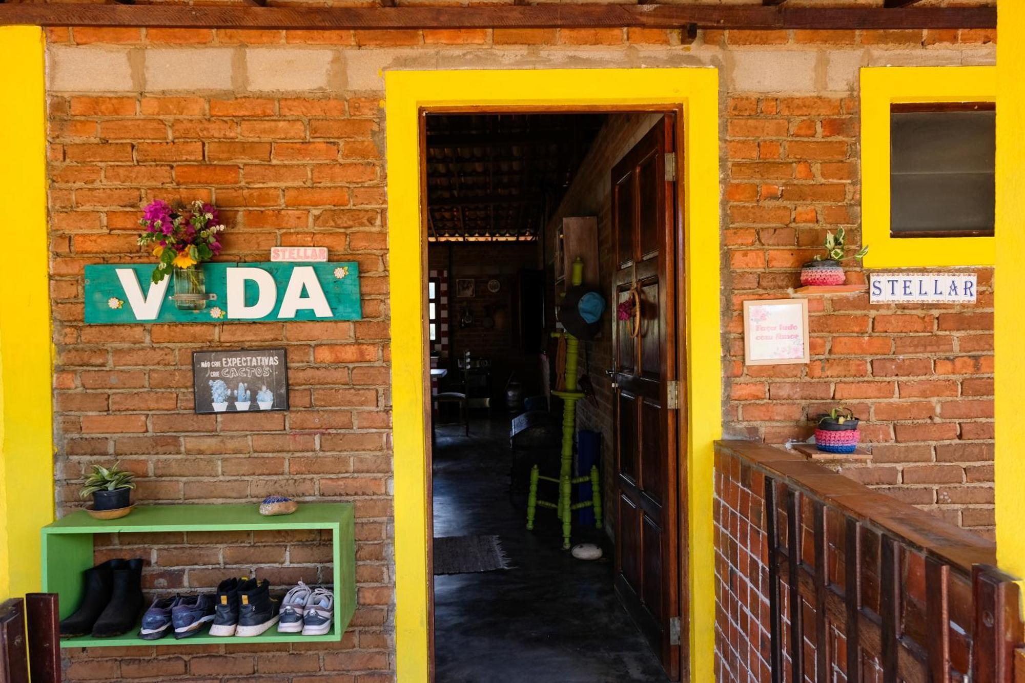 Chale Com Vista Privilegiada Pilões de Dentro Exteriör bild
