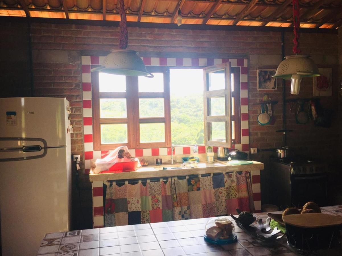 Chale Com Vista Privilegiada Pilões de Dentro Exteriör bild